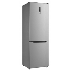 Réfrigérateur Congélateur inférieur Midea - super silencieux - 295 Litres - Acier inoxydable - 6342 HD400RWESS