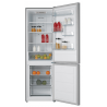 Midea Refrigerator bottom freezer - Super Silent - 295 Liters - Stainless steel - 6342 HD400RWESS