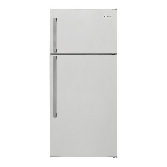 Lacasa Refrigerator 2 Doors Top Freezer - 587 liters - NoFrost - Platinum- LC643IX