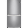 LG refrigerator 4 doors 676L - Smart ThinQ - No Frost -stainless steel - GR-B718XL