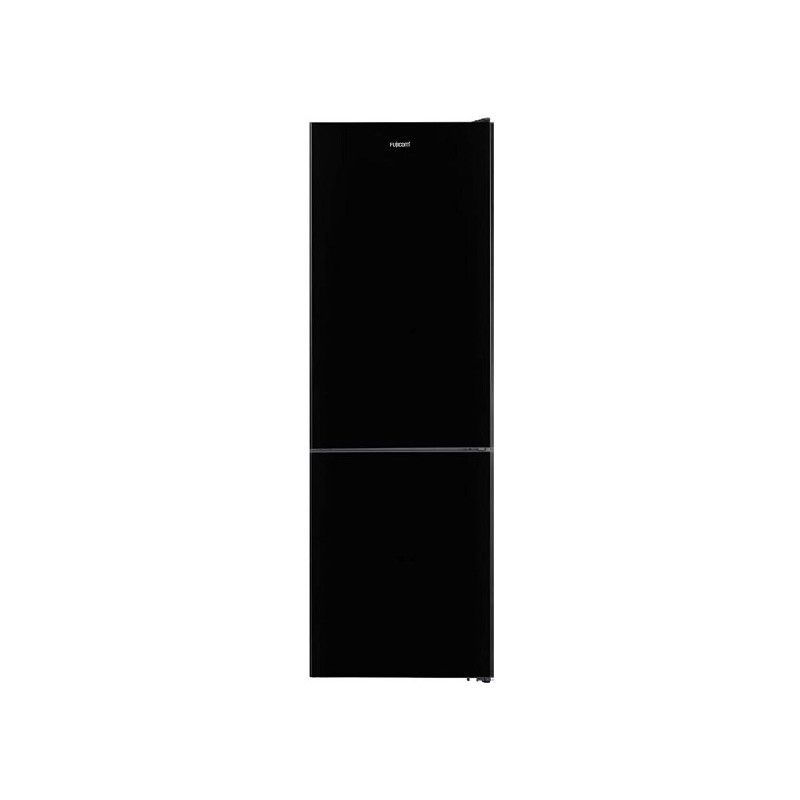 מקרר פוג'יקום מקפיא תחתון 341 ליטר - זכוכית שחורה - דגם Fujicom FJ-NF380BK