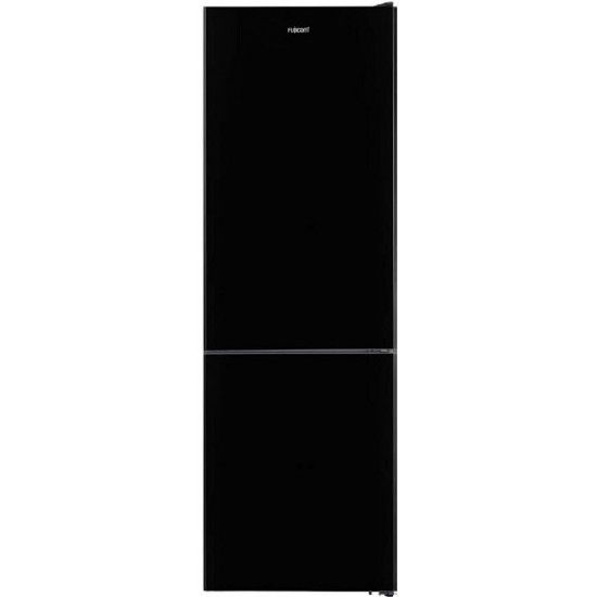 Fujicom Refrigerator 2 Doors bottom Freezer - 341 liters - black glass - FJ-NF380BK