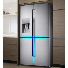 מקרר סמסונג 4 דלתות - Triple Cooling - 665L - יבואן רשמי - דגם RF68N9091SL Samsung