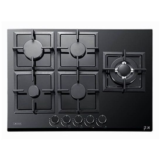 LACASA Gas Cooktops - 5 Burners -  CAST IRON  - LCT70GBSB
