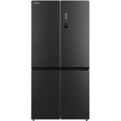 Réfrigérateur-TOSHIBA-4-portes-648-litres-No-Frost-noir-120 cm-GR-RF646WE-PML