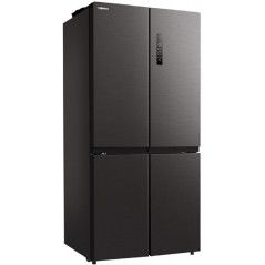 TOSHIBA 4-door refrigerator - 648 liters No Frost black- GR-RF646WE-PML