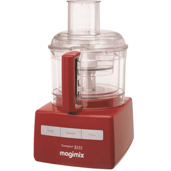 Magimix Food Processor - 650W - Red -  With Accessories - C3200RB