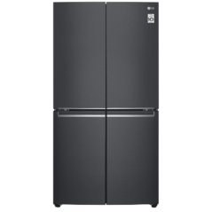 Réfrigérateur LG4 portes 676L - Smart ThinQ - Compresseur Inverter- Noir Mat- GR-B718MB