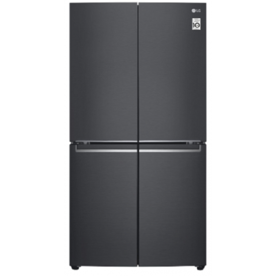 LG refrigerator 4 doors 676L - Smart ThinQ - Inverter Compressor -Black Mat - GR-B718MB