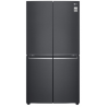 LG refrigerator 4 doors 676L - Smart ThinQ - Inverter Compressor -Black Mat - GR-B718MB