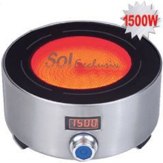 SOL Electric Cooktop - 1 zone - 1500W - Ecran Digital - SL-2233