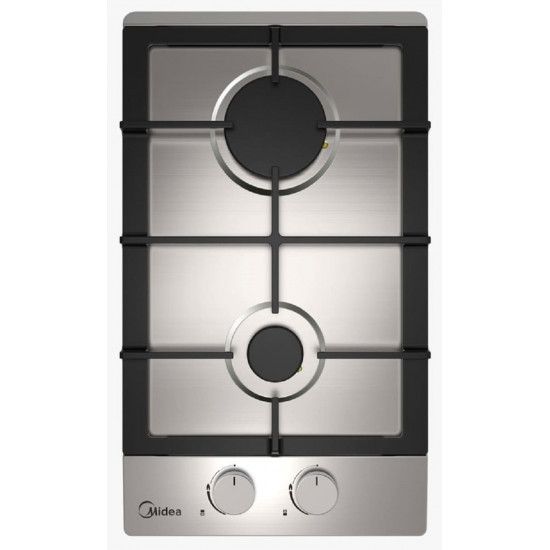 Midea Stove Gas- 2 Burners - Stainless steal -30G20MA005-SFN 6734