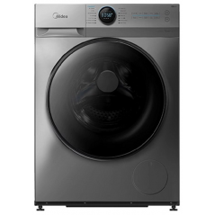 Midea front loading Washing Machine - Titanium color - 8kg - 1400 rpm- MFL80-U1403B - 6433