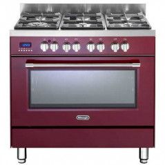 Delonghi Gas Range - 90cm - Red - NDS981RD