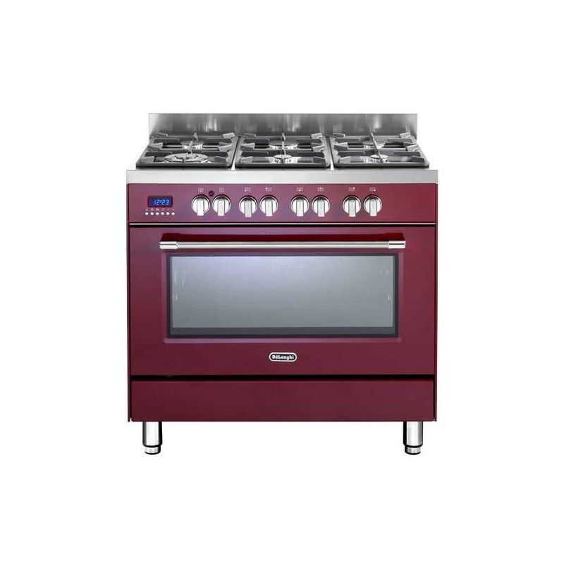 Delonghi Gas Range - 90cm - Red - NDS981RD