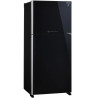 Sharp Refrigerator top freezer - 517 Liters - Black - SJ3650BK
