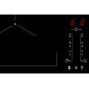 Electrolux Induction Cooktop - 60 cm - Double Bridge - Black - EIV644