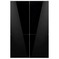 Fratelli 4-door refrigerator - 648 liters No Frost black 120 cm - Fratelli 5326 120