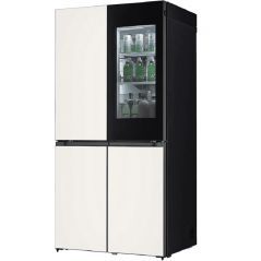 Réfrigérateur LG 4 portes 632L - Beige - no frost - InstaView- Mehadrin - GR-729BINS