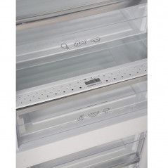 Réfrigérateur Fujicom 2 portes Congelateur en Bas - 324 litres - Acier inoxydable - FJ-NF400XR