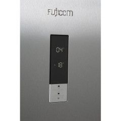 Fujicom Refrigerator 2 Doors Bottom Freezer - 324 liters - Stainless steel - FJ-NF400XR