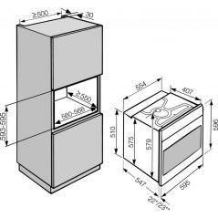 Miele Built-in oven Pyrolytic - 76 liters - EasyControl - H2267-1BP