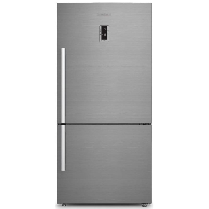 Blomberg Refrigerator Bottom Freezer 554L - Digital monitor - No Frost - Mehadrin - KND3954XPSH