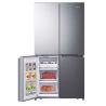 Réfrigérateur Hisense4 portes 600L - Distributeur de glace - fonction de shabbat -acier inoxydable - RQ82SKI