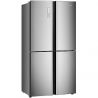 Réfrigérateur Hisense4 portes 617L - Distributeur de glace - fonction de shabbat -acier inoxydable - RQ72-SK