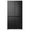 Hisense Refrigerator 4 doors 617L - Automatic ice dispenser - shabbat function - stainless steel - RQ72-SK