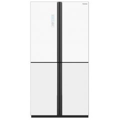 Hisense Refrigerator 4 doors 581L - Inverter compressor - White glass - RQ681WG