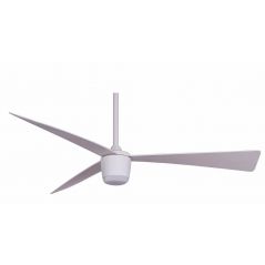 Star Ceiling fan with light fixture - White - with a remote - Star 52-7 White 3707
