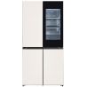 LG Refrigerator 4 doors 632L Beige - Inverter - InstaView - No frost - Mehadrin - GR-729BINS