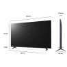 LG Smart TV 50 Inches - Series 2022 - 4K Ultra HD - LED - 50UQ8000