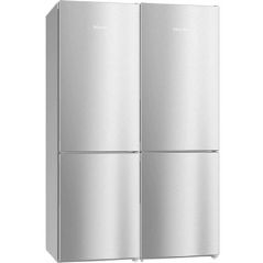 Refrigerateur Congelateur 120 cm inferieur Miele620L - Acier inoxydable Frost-free- KFN28133-SBS