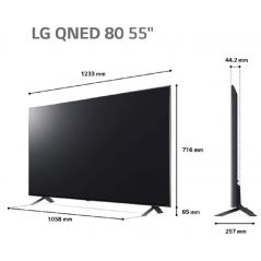 LG Smart TV 65 Inches - 4K Ultra HD - QNED - Series 2021 - 65QNED91