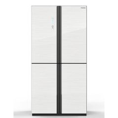 Hisense Refrigerator 4 doors 600L - Automatic ice dispenser - Mehadrin shabbat function - Black glass - RQ82BGKI