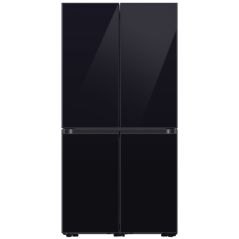 מקרר סמסונג 4 דלתות - 636 ליטר - מותאם למטבח קו אפס - זכוכית לבנה - יבואן רשמי - דגם RF70A9115WH BESPOKE Samsung