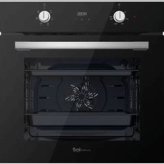 SOL Built-in Digital oven - 72L - Turbo 3D - Telescopic rails - HO6705-W