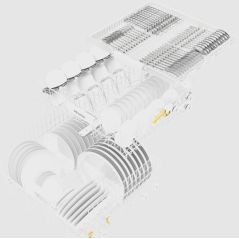 MieleSemi Integrated Dishwasher - 14 Sets - G5000SCI CLST