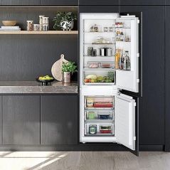 Siemens Refrigerator bottom freezer fully Integrated - 270 liters - KI87SAF30