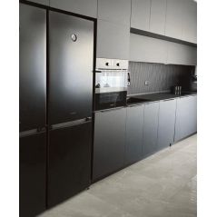Gorenje Refrigerator 4 doors 658L - No Frost - Adapted to zero line kitchen - Black - Extremely quiet - Y Shalom - NRK6192SYB