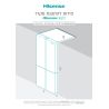 Réfrigérateur Hisense4 portes 617L -fonction de shabbat -acier inoxydable - RQ72-SK
