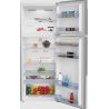 Beko Refrigerator 2 Doors Top Freezer - 505 liters - NeoFrost - Brushed stainless steel - DN156821XP
