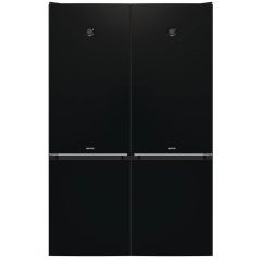 Gorenje Refrigerator 4 doors 658L - No Frost - Adapted to zero line kitchen - Stainless steel - Extremely quiet - Y Shalom - NRC