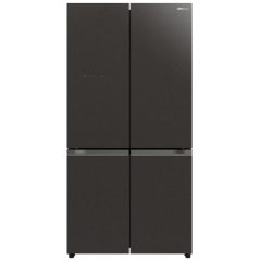 Réfrigérateur Hitachi 4 portes 713L - Dispositif de sabbat intégré - Inverter - finition porte verre - R-WB700VRS2