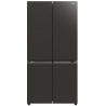 Réfrigérateur Hitachi 4 portes 713L - Dispositif de sabbat intégré - Inverter - finition porte verre - R-WB700VRS2