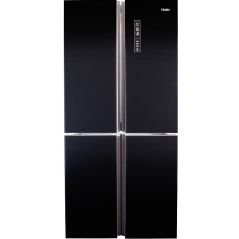 Réfrigérateur Haier 4 portes 547L - Verre Blanc - HRF5500FW
