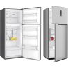 Réfrigérateur Congélateur Supérieur Amcor - 416L - Acier Inoxydable - Ecran LED - HR491SS