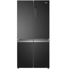 Réfrigérateur Haier 4 portes 657L - No Frost - Fonction Shabbat - Verre Noir - HRF-7100FB